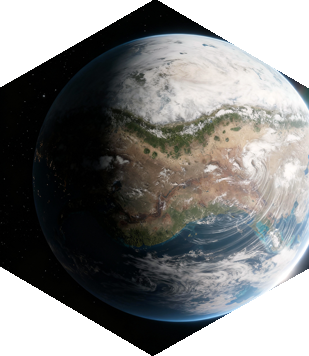 Independent Worlds hexagon